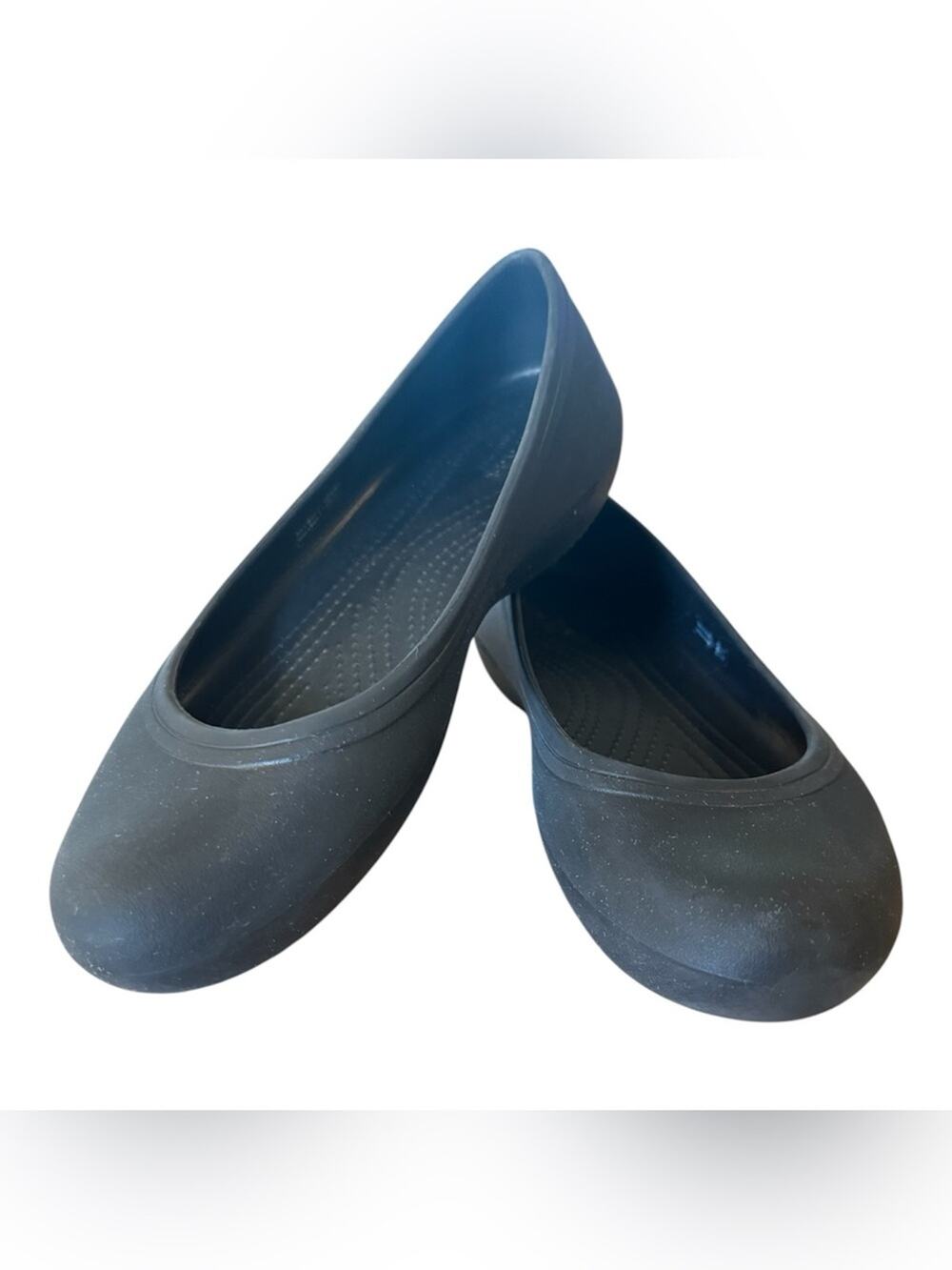 Crocs At Work Alice Work Flat in Black, Professional Women’s Size 9
